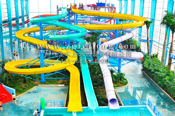 大型水上樂園設(shè)備廠家價格-組合滑梯