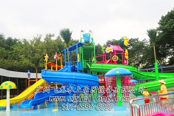 大型室內(nèi)水上游樂(lè)設(shè)施-水寨FL-SZ-B001